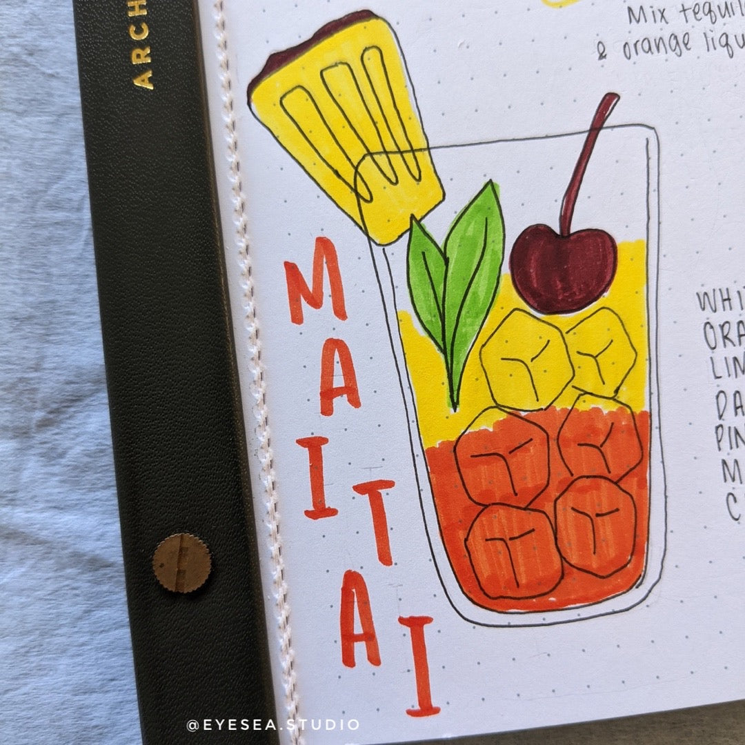 Top 3 Easy Summer Cocktail Recipes To Add To Your Recipe Bullet Journal