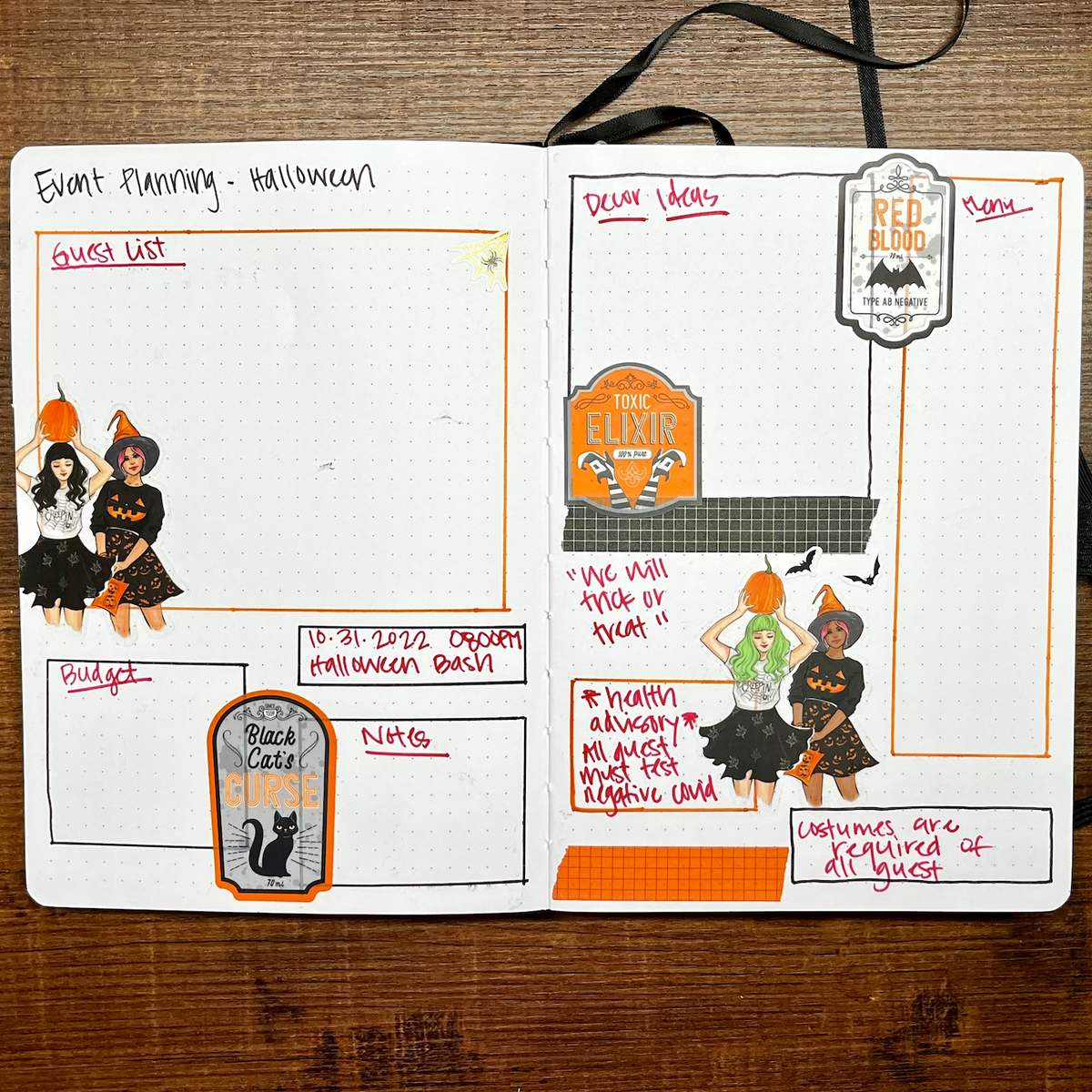 How To Prepare For Any Holiday Event With One Easy Planning Spread