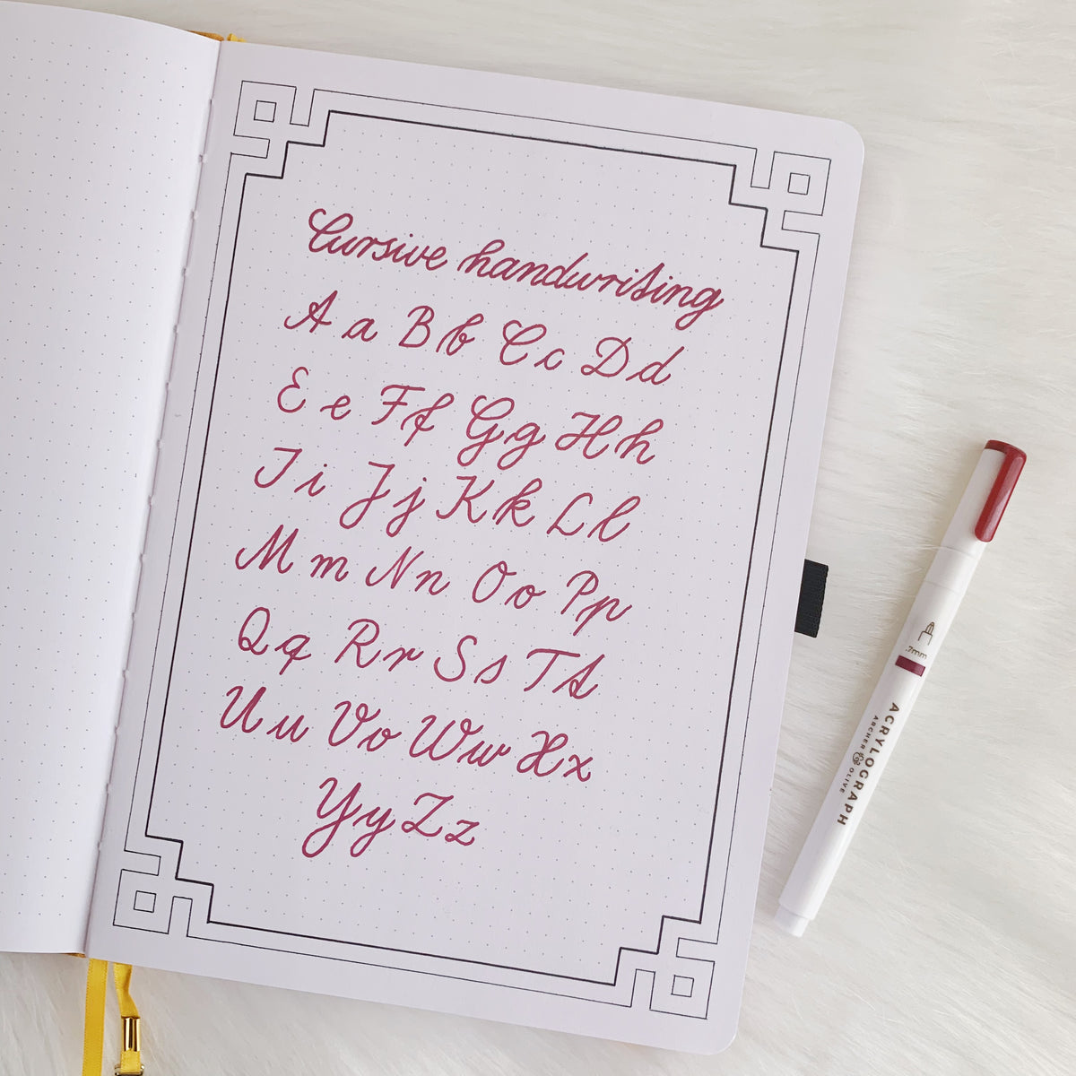 Cursive Handwriting Tutorial + Free Printable - In DUTCH