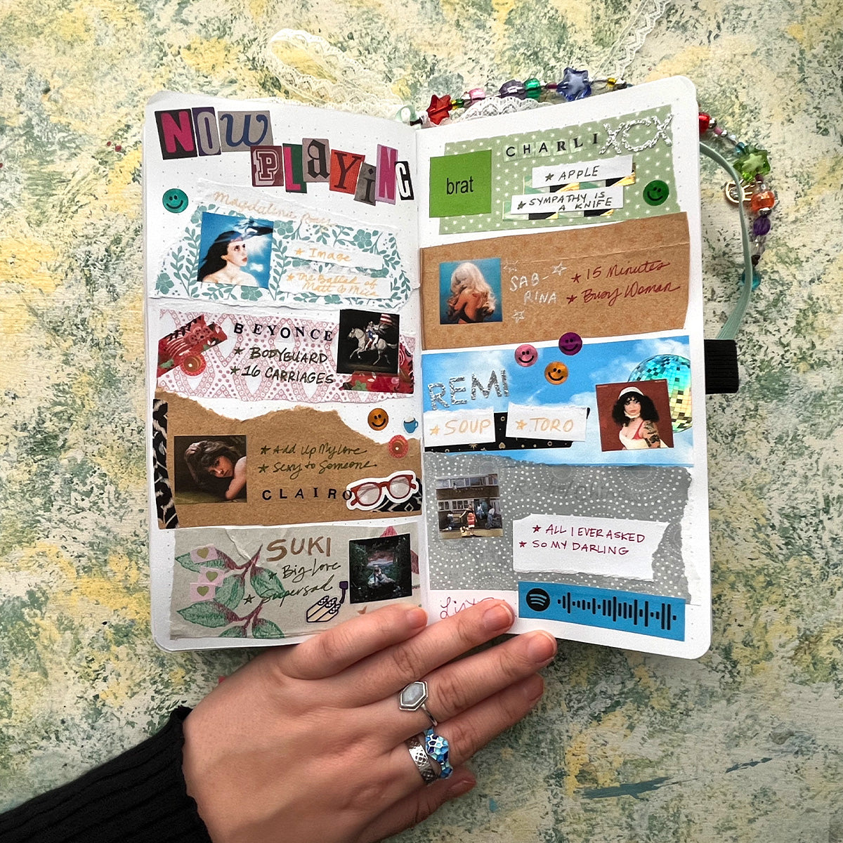 Collage Playlist for your Junk Journal