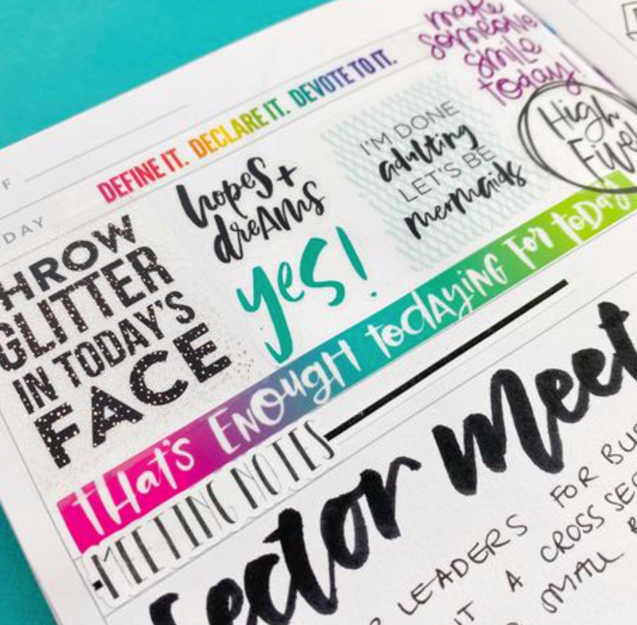 5 Things to do with your missed planner days!