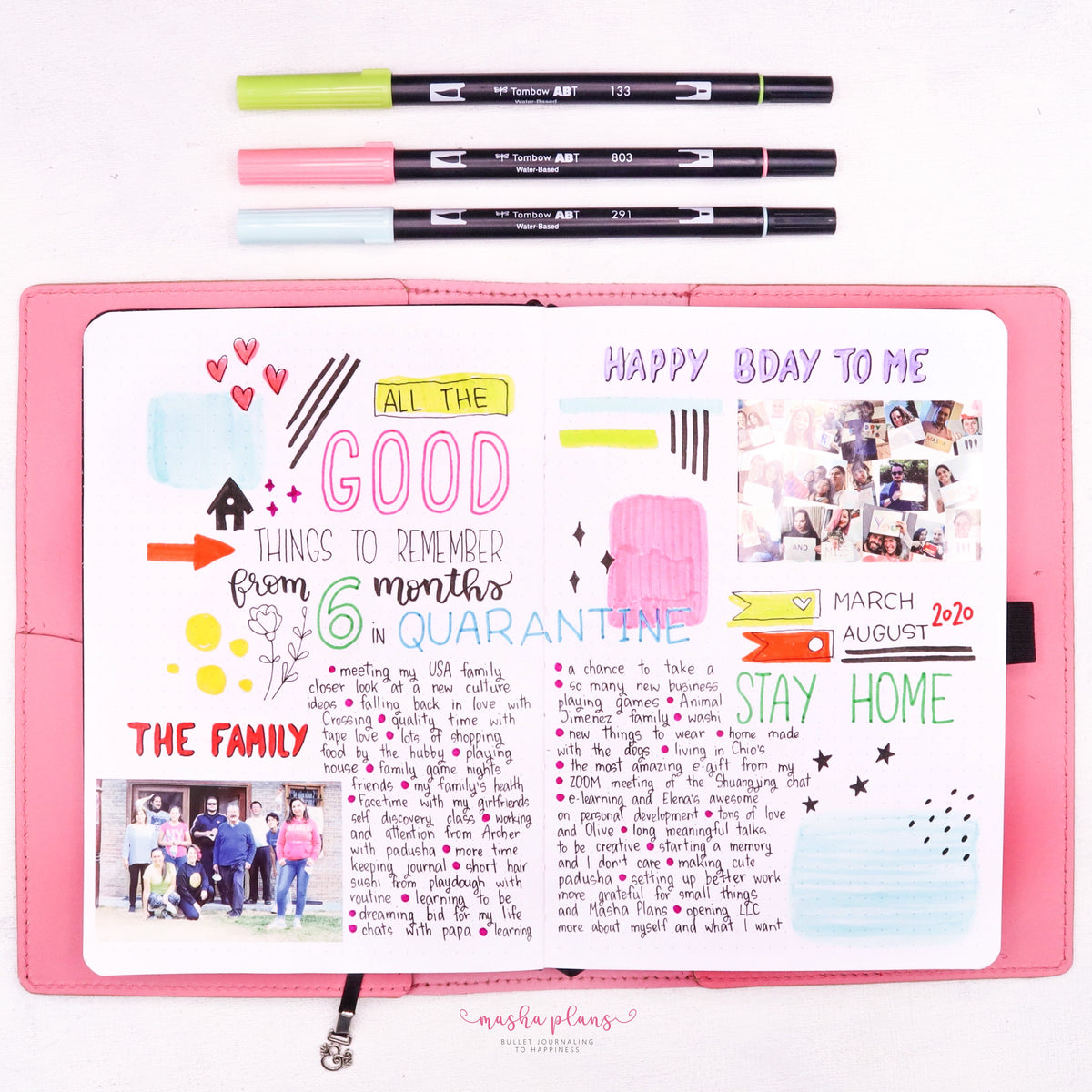 memory page, masha plans, archer and olive, memory keeping
