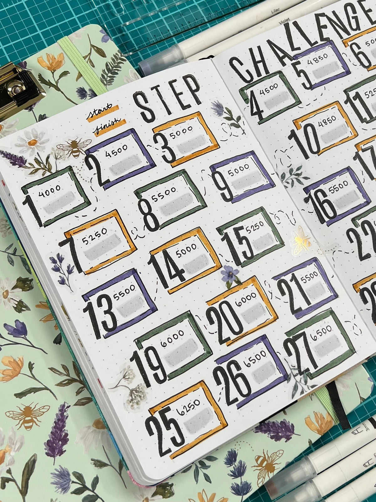 Setting Up A 30 Day Challenge Spread