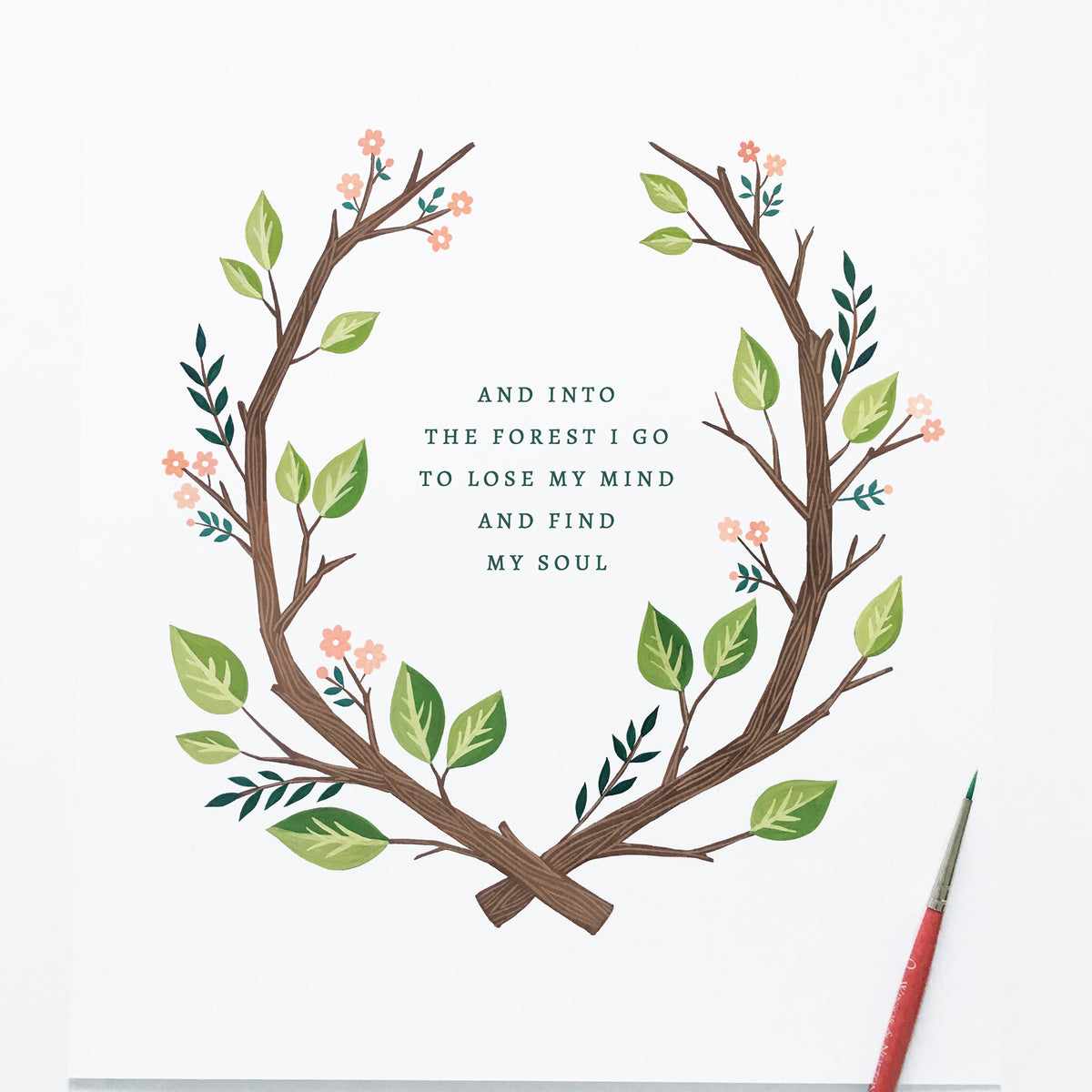 Freebie Friday - Into the Forest Printable