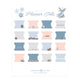 Snowflake Storybook Printable Planner Tabs - Archer and Olive