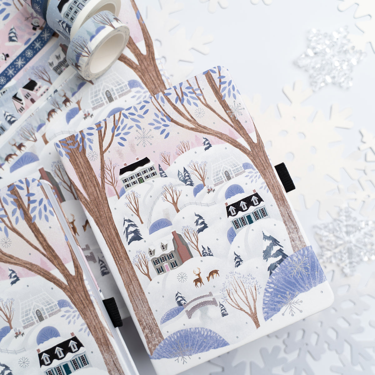 Winter Village: Notebook - Archer and Olive