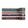4-roll Halloween washi tape set with ghosts, black cats & bats