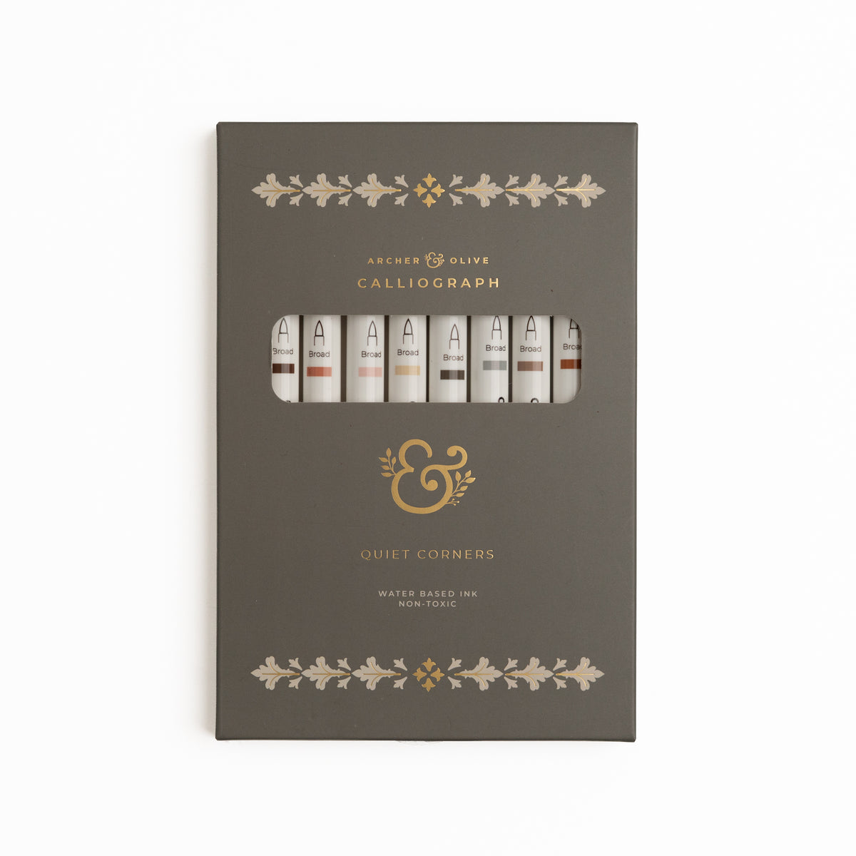 Quiet Corners Calliograph Pens |  Set of 10