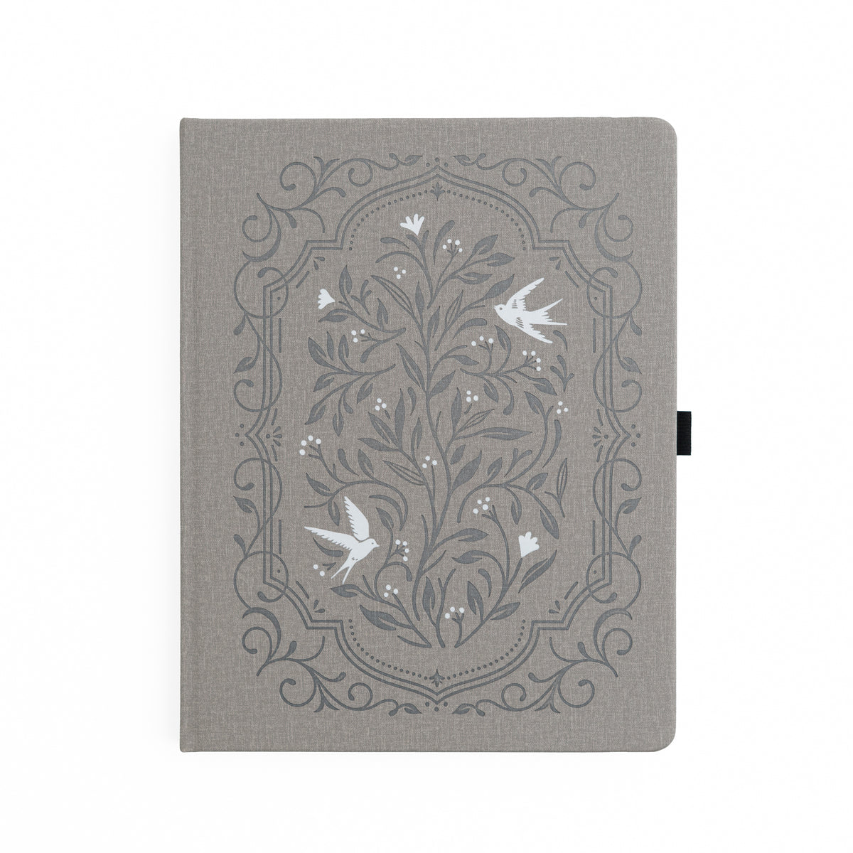 Songbird in Warm Gray Dot Grid Notebook - Archer and Olive