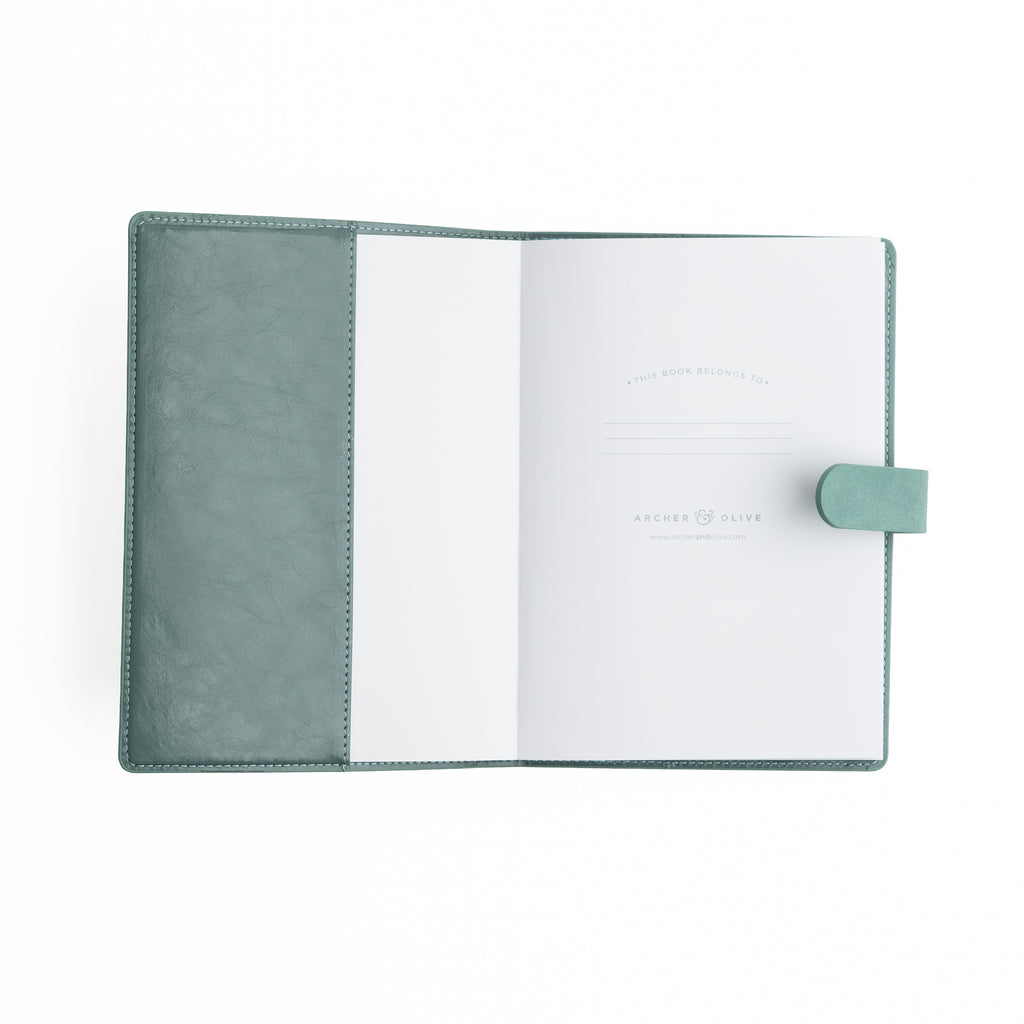 A5 Everyday Deluxe System: Keeper of the Bees in Soft Teal - Archer and Olive