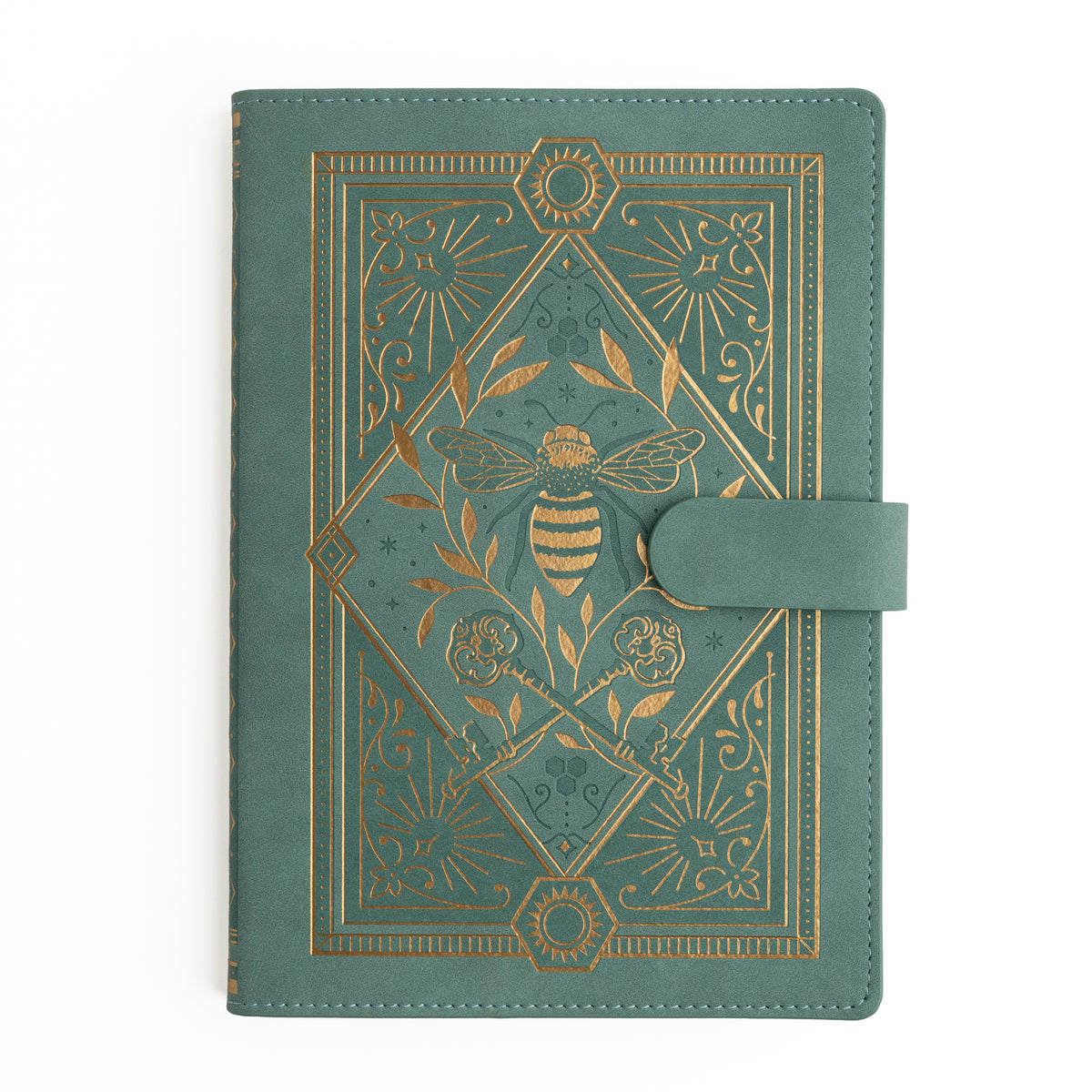 A5 Everyday Deluxe System: Keeper of the Bees in Soft Teal - Archer and Olive