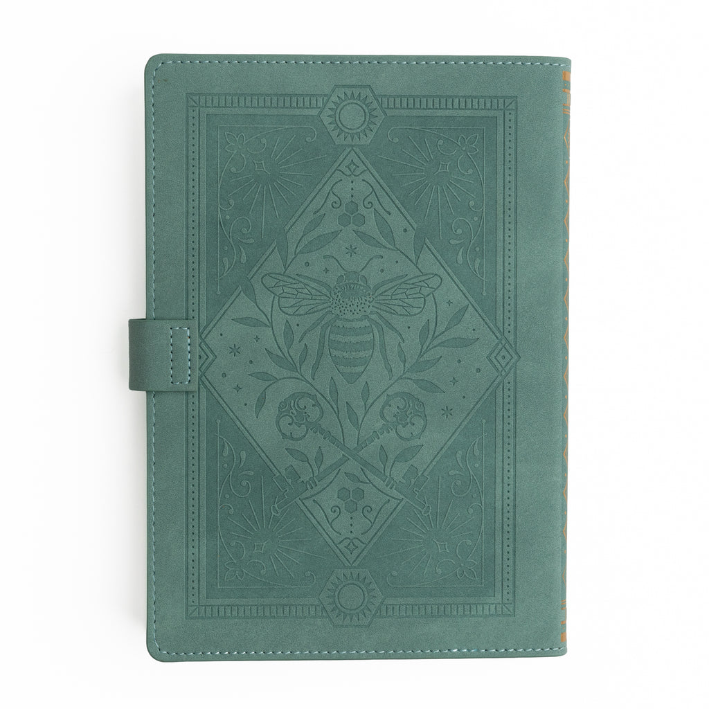 A5 Everyday Deluxe System: Keeper of the Bees in Soft Teal - Archer and Olive