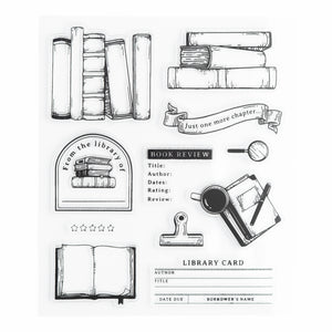 Everyday Bookish Acrylic Stamps - Archer and Olive