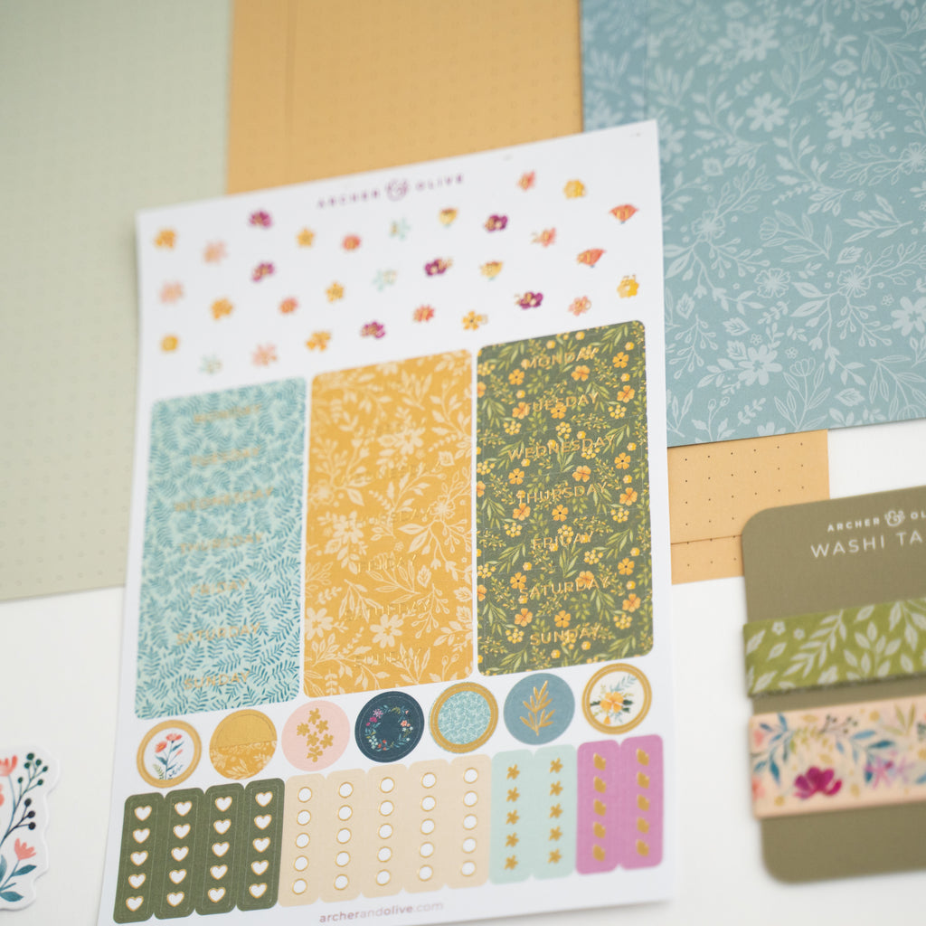 Signature Floral Everyday Theme Kit - Archer and Olive