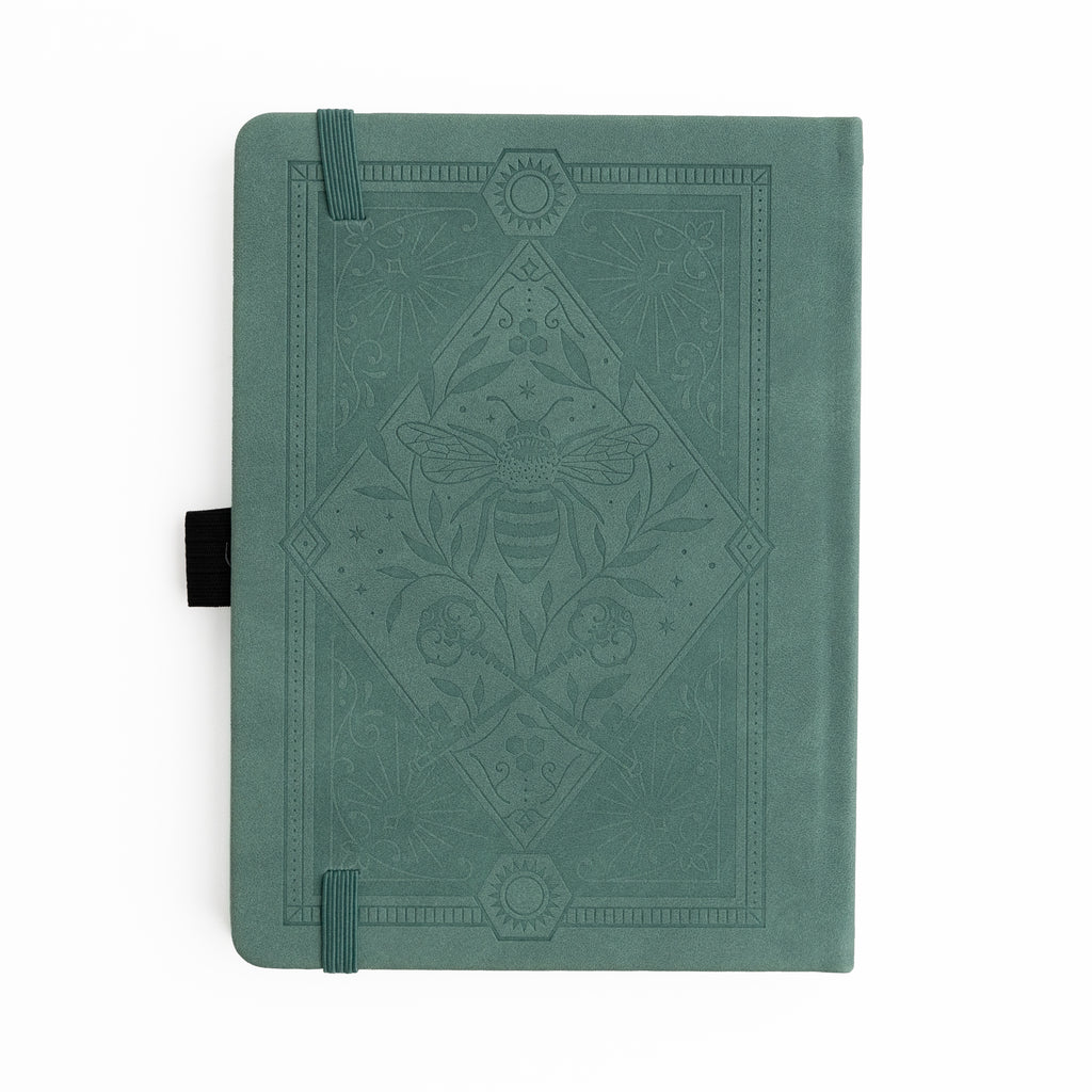 Keeper of the Bees in Soft Teal: Notebook - Archer and Olive