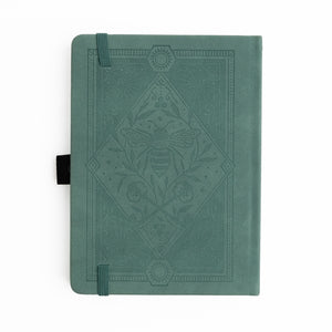 Keeper of the Bees in Soft Teal: Notebook - Archer and Olive