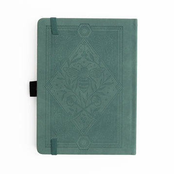 Keeper of the Bees in Soft Teal: Notebook - Archer and Olive