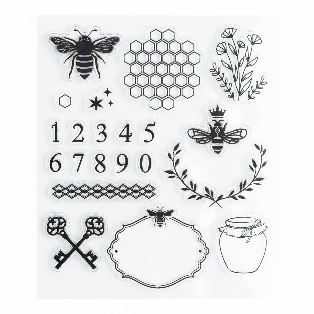 Keeper of Bees Acrylic Stamps - Archer and Olive