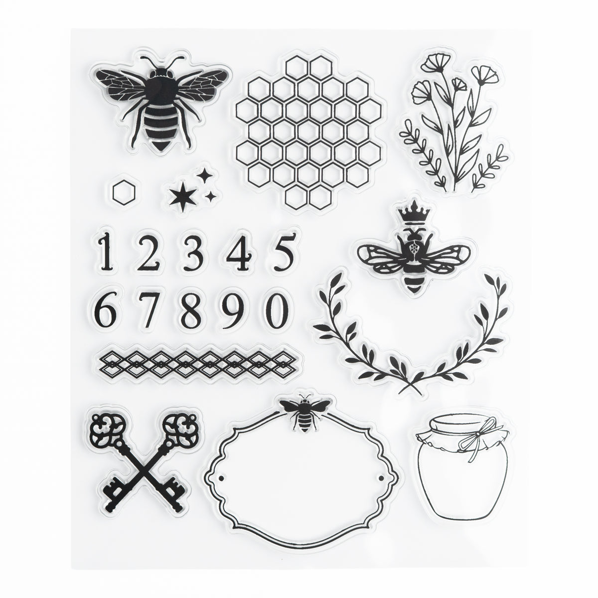 Keeper of Bees Acrylic Stamps - Archer and Olive