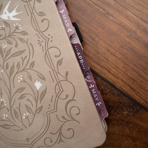 Vinyl Planner Tabs - Songbird - Archer and Olive