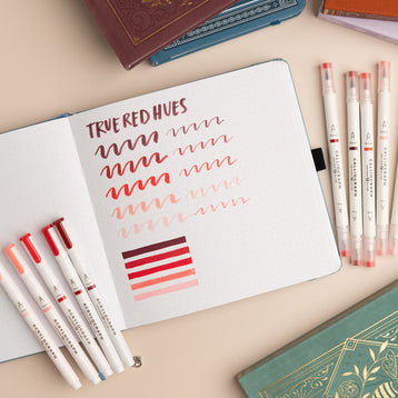 True Red Hues sets of 5 - Archer and Olive