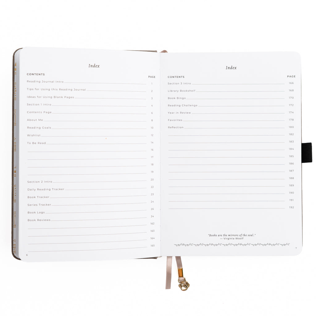 Bookshelf Reading Journal - Archer and Olive