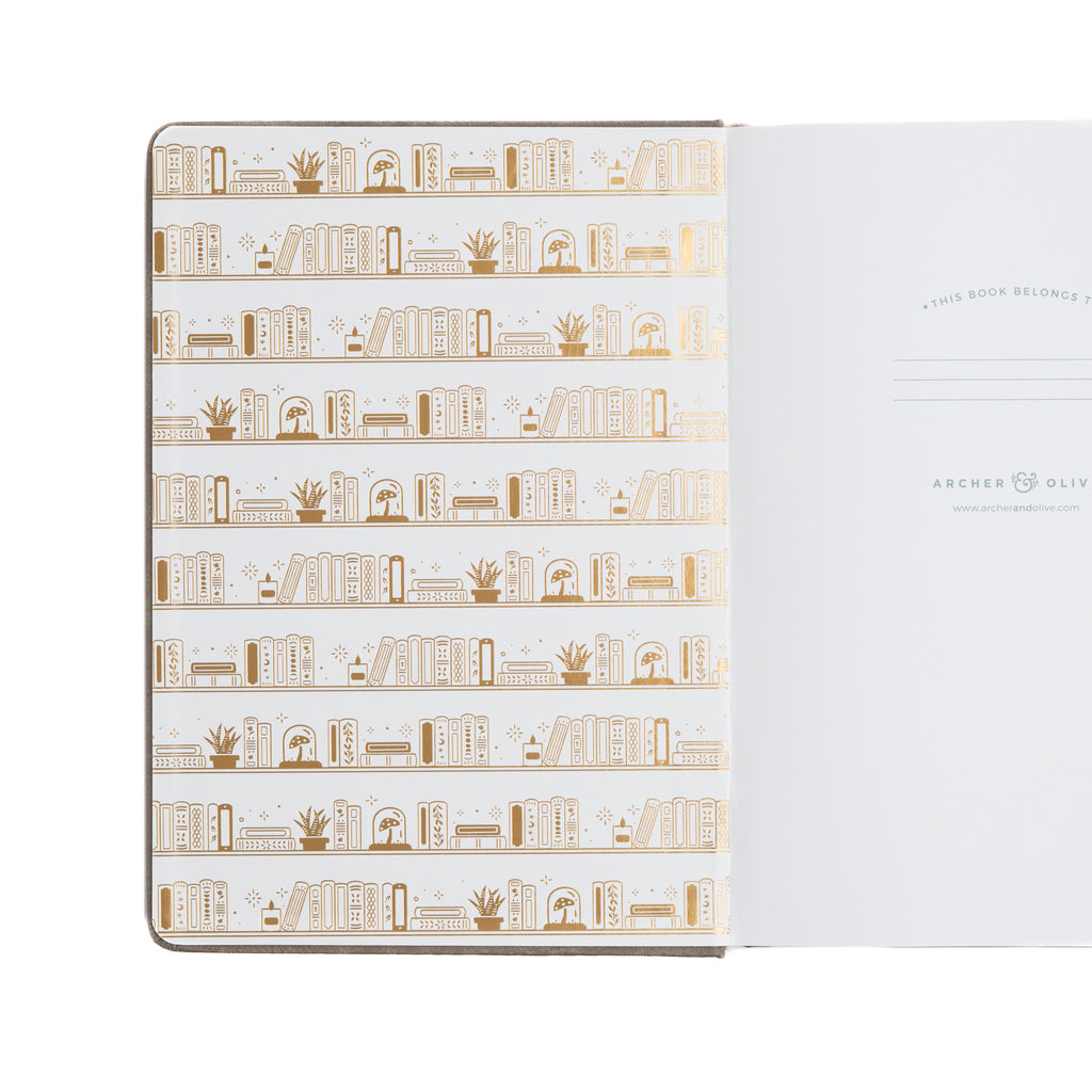 Bookshelf Reading Journal - Archer and Olive