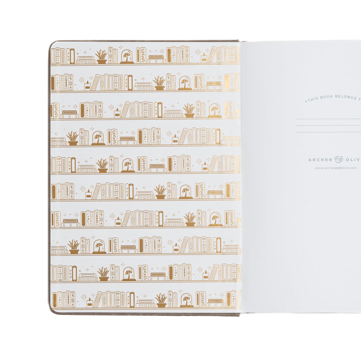 Bookshelf Reading Journal - Archer and Olive