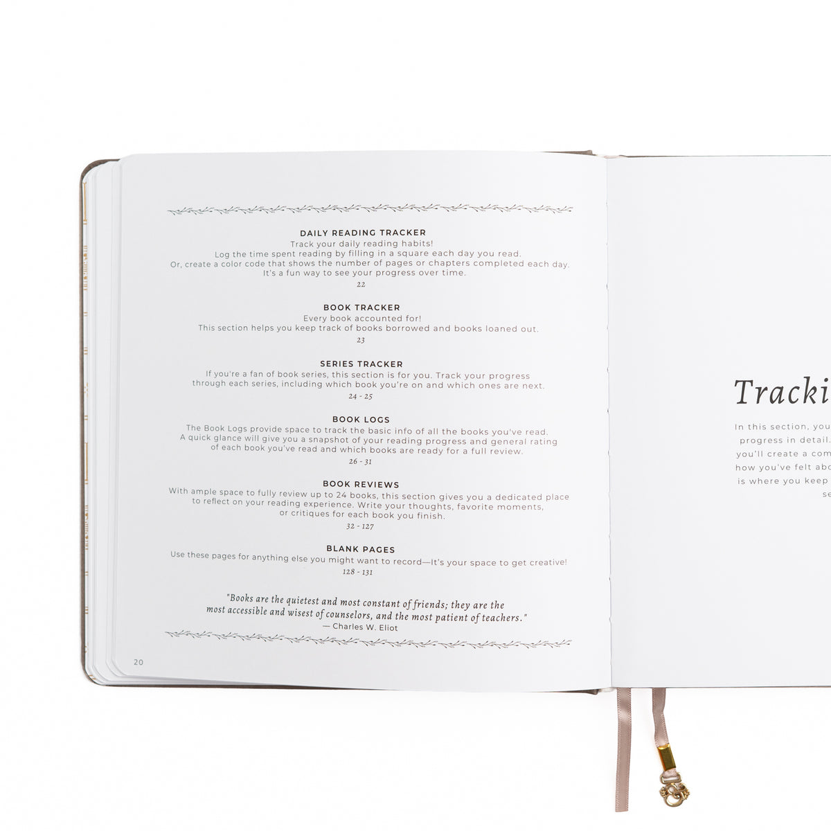 Open book with text on a white background