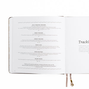 Open book with text on a white background
