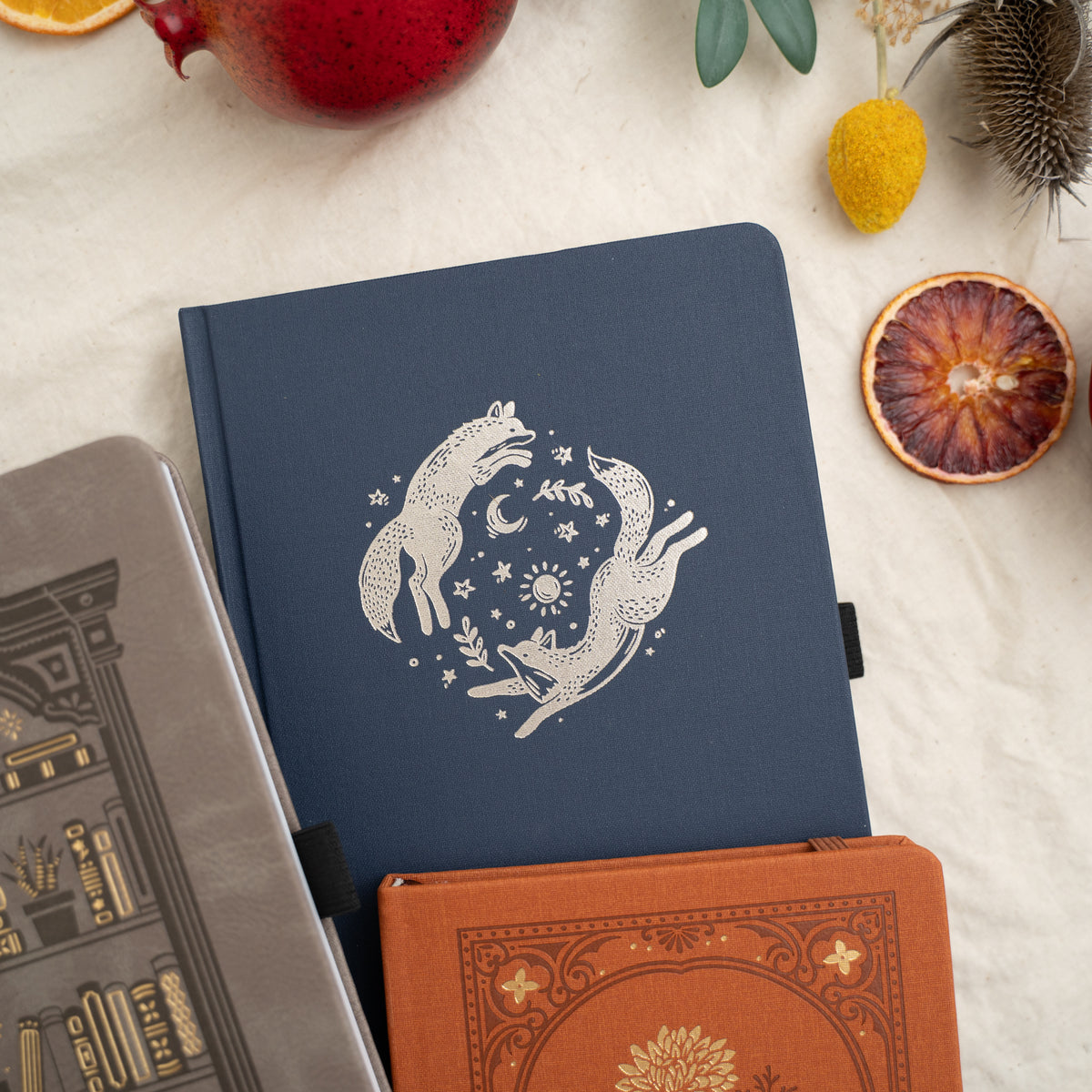 Forest Foxes Dot Grid Notebook - Archer and Olive