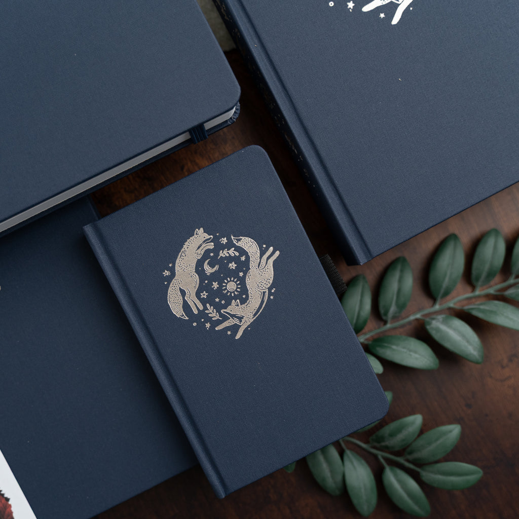 Forest Foxes Dot Grid Notebook - Archer and Olive