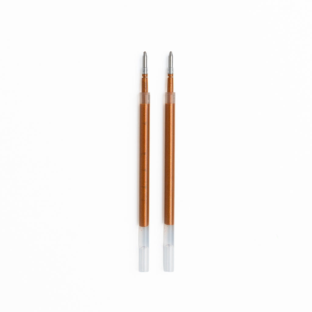 Glittery Gold Gel Pen Refills .8mm | Set of 2 - Archer and Olive