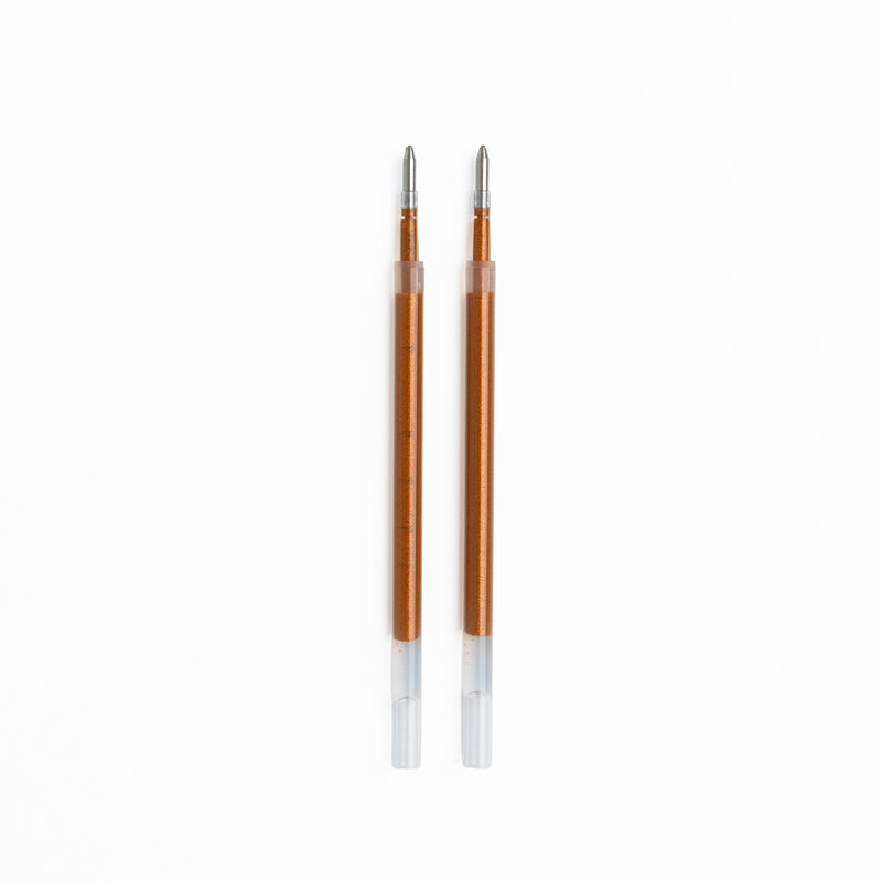 Glittery Gold Gel Pen Refills .8mm | Set of 2 - Archer and Olive
