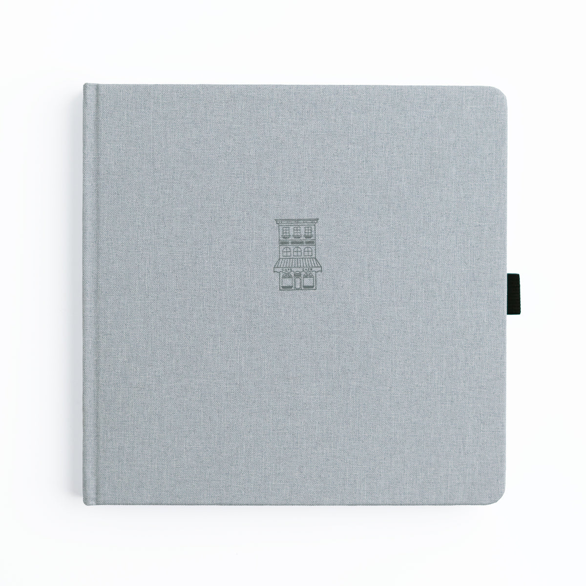 8x8 Gray Cafe Lined Notebook - Archer and Olive
