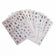 2-page letter sticker collection on uncoated matte paper. Wide font variety.