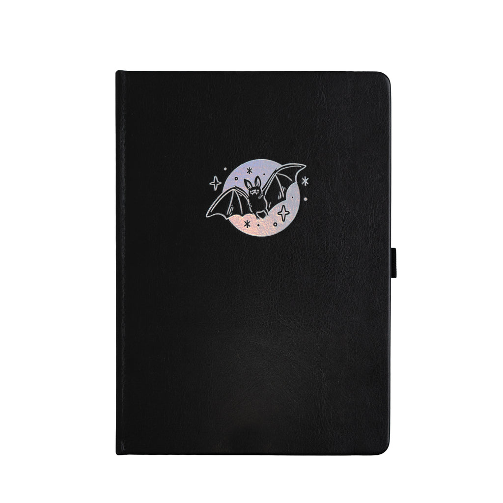 Cute Bat Dot Grid Notebook - Archer and Olive