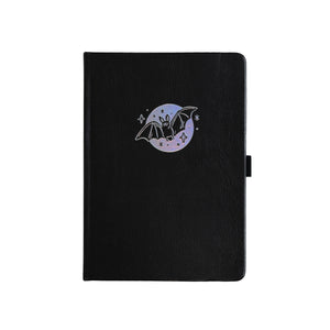 Cute Bat Dot Grid Notebook - Archer and Olive