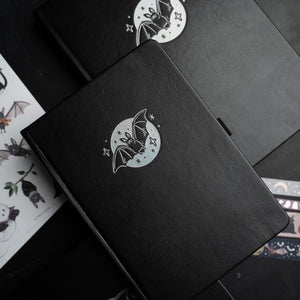 Cute Bat Dot Grid Notebook - Archer and Olive