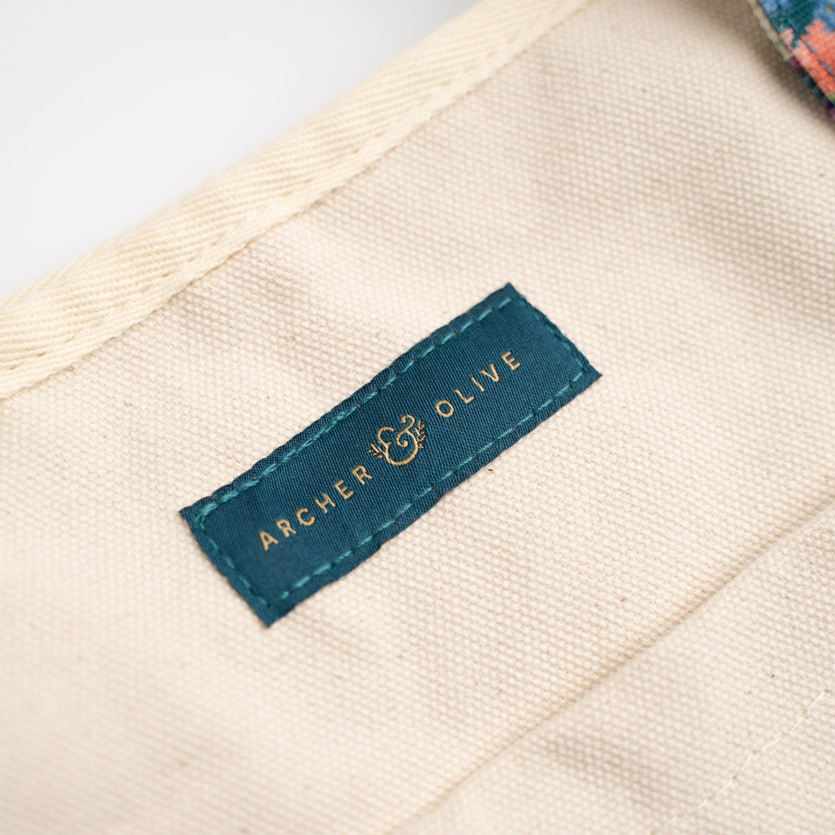 Meadow & Vine Canvas Tote - Archer and Olive
