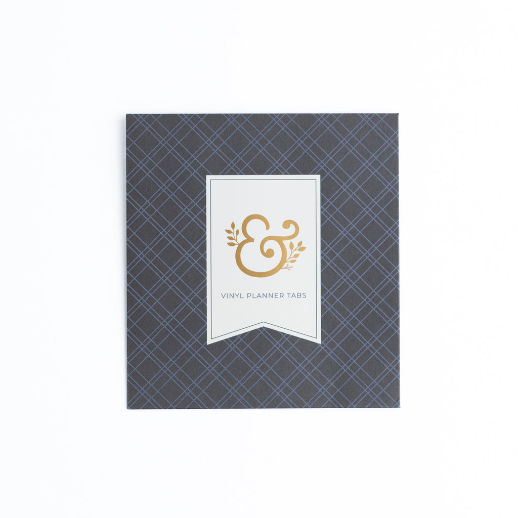Vinyl Planner Tabs - Grayscale - Archer and Olive
