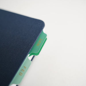 Vinyl Planner Tabs - Blues & Greens - Archer and Olive