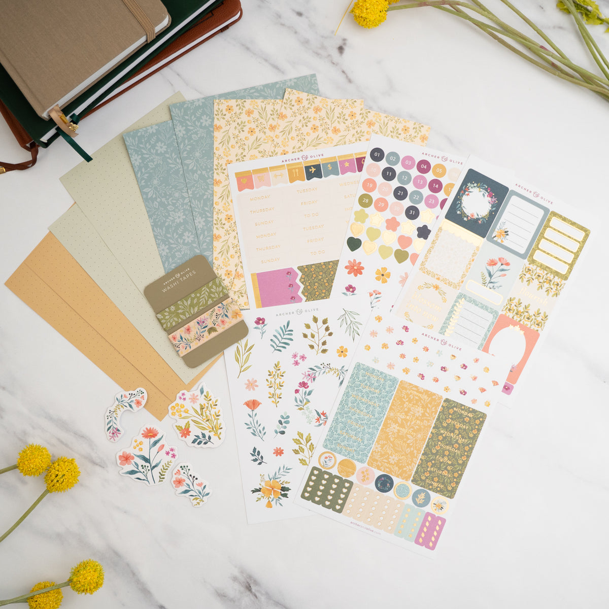 Signature Floral Everyday Theme Kit - Archer and Olive