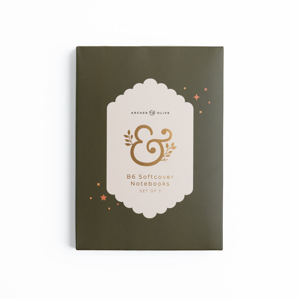 B6 Softcover Notebooks - Set of 3