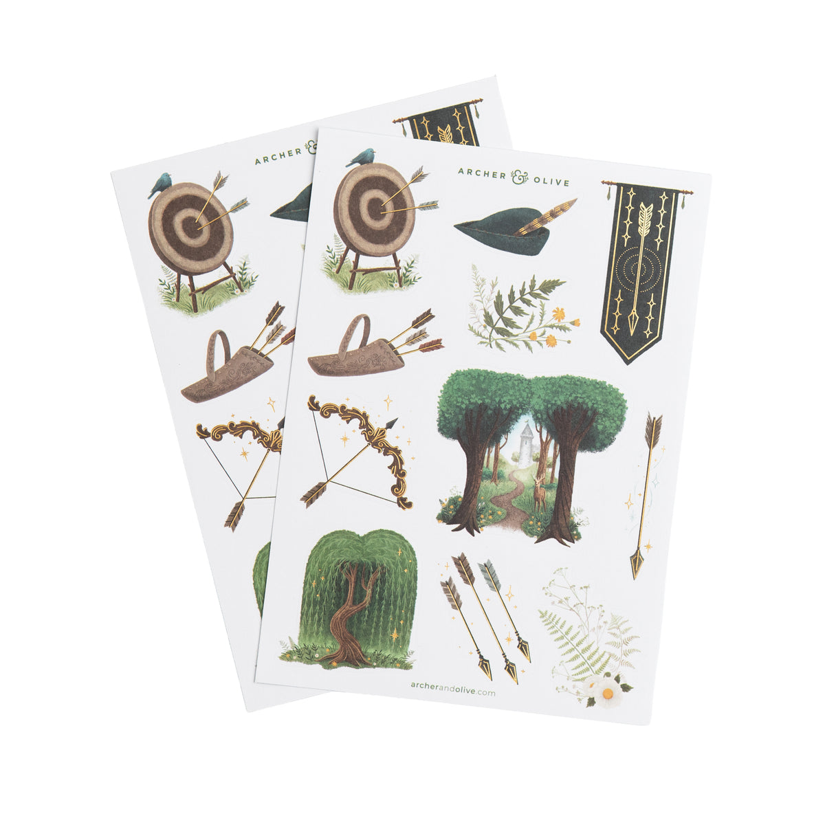 Stickers: The Archer - Archer and Olive