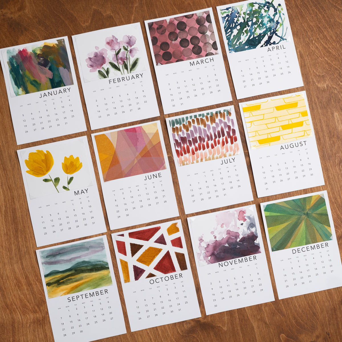 UNBOUND Advent Art Calendars eCourse - Archer and Olive