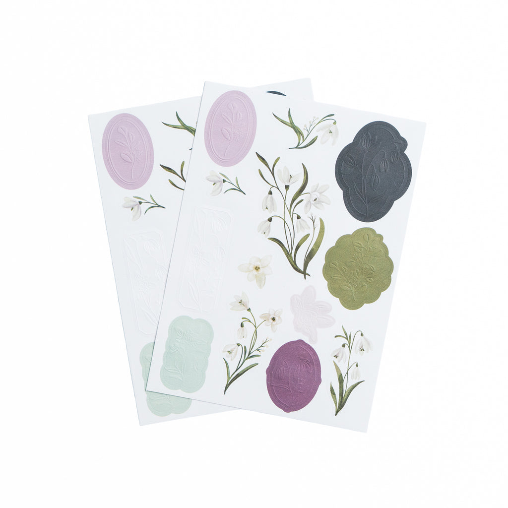 Snowdrops Sticker Set - Archer and Olive