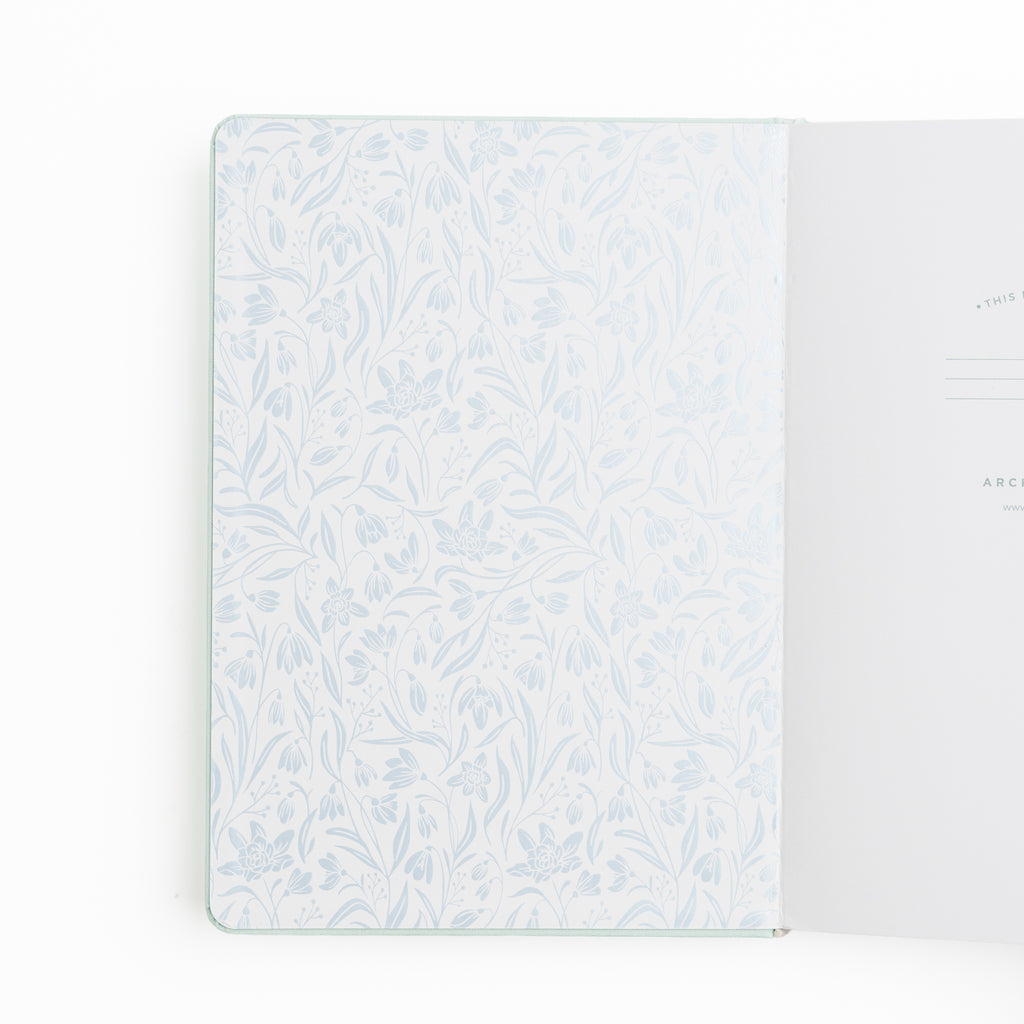 Snowdrops Notebook - Archer and Olive