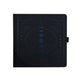 Black notebook with celestial design on a white background
