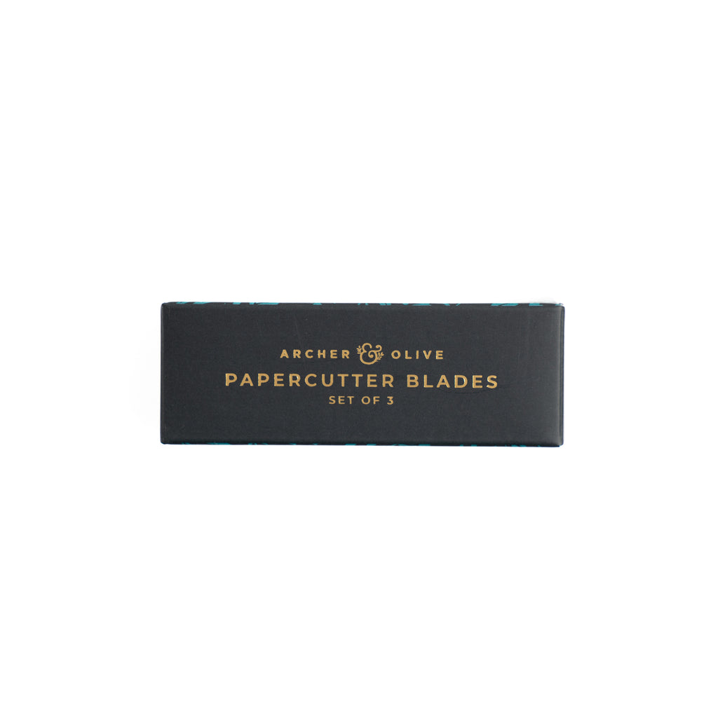Papercutter Blades (set of 3) - Archer and Olive